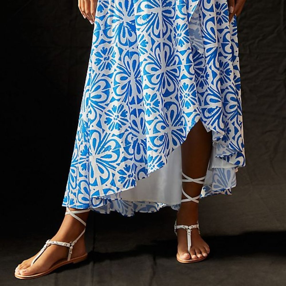 Anthropologie Hutch Printed Wrap Maxi Skirt new with tag nwt - Picture 5 of 8
